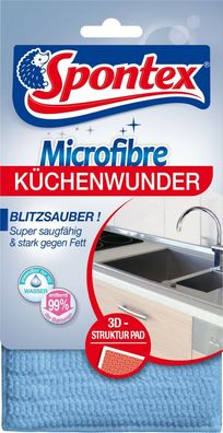 Spontex Microfibre Küchenwunder 3D Reinigungspad