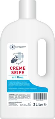 microderm Cremeseife mit Urea 2 L Nachfüllflasche