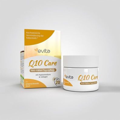 evita Q 10 Care Anti - Falten Tagespflege 50 ml ohne Mikroplastik (Gr. Standardgröße)