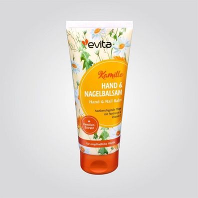 evita Hand - und Nagelbalsam Kamille 100 ml Vegan ohne Mikroplastik