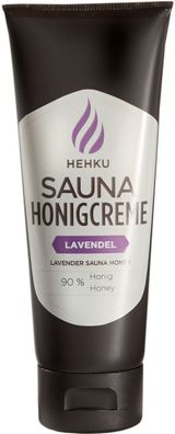 HEHKU Sauna Honigcreme Lavendel Bienenhonig Peeling 100 ml