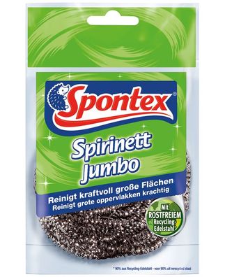 Spontex Spirinett Jumbo Edelstahl - Spirale Topfkratzer (Gr. Jumbo)