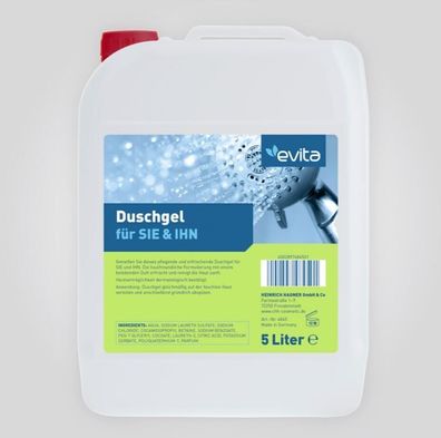 evita Duschgel für Sie & Ihn 5 Liter Vegan (Gr. 5 L)