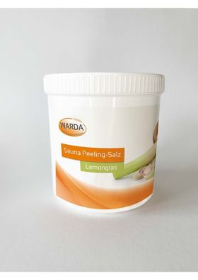 Warda Sauna – Peeling Salz Lemongras Hautpflege 1 Kg 5 Kg 10 Kg