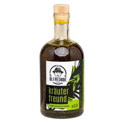 Die Ölfreunde Kräuterfreund 500 ml Kräuteröl Vegan ohne Zusatzstoffe