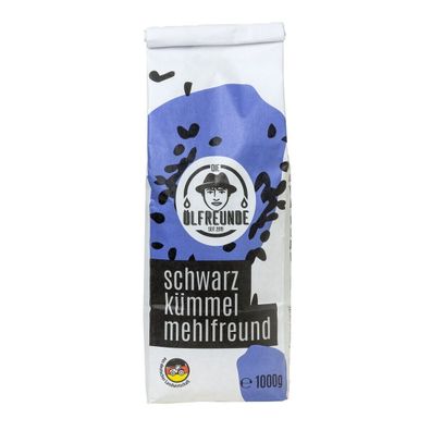 Die Ölfreunde Schwarzkümmelmehlfreund Mehl Vegan 1 Kg