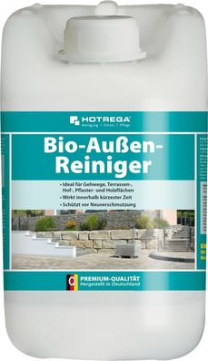 Hotrega Bio-Außen-Reiniger Konzentrat Pflasterreiniger Terrassen Gehwege 5 L