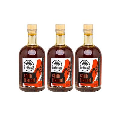 Die Ölfreunde Chillifreund 3 x 500 ml Vegan Glutenfrei