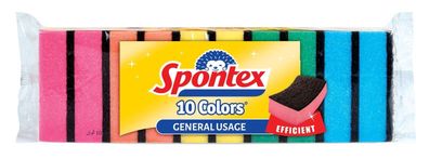 Spontex Colors 10er Packung Schwamm Neu im Sortiment