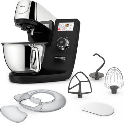 Tefal I-Coach Touch Küchenmaschine, 1200 W, 21 Auto-Programme, inkl. Back-Zubehör und