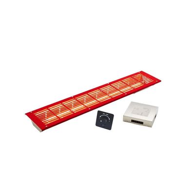 Infraworld VITALlight-IPX4 Infrarotstrahler-Set 500W Ecke rot mit Steuerung schwarz