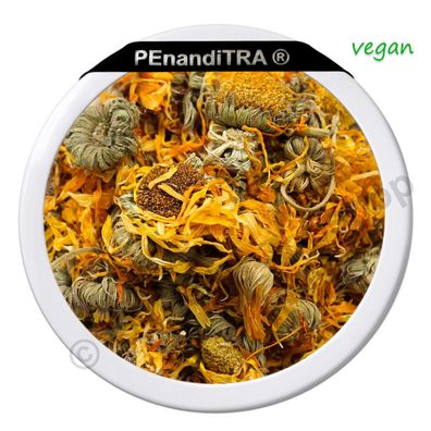 Ringelblume Ringelblumenblüten mit Kelch ganz - 100 g - VEGAN - PEnandiTRA®