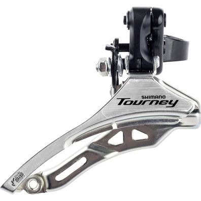 Shimano Umwerfer Tourney FD-TY300 6/7f. DOWN S. hoch 31,8mm Top-Pull 42Z silber