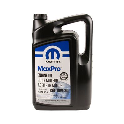 Mopar MaxPro Motoröl ÖL 10W30 5L 5 Liter ILSAC GF-5 Chrysler MS-6395