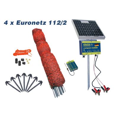 Electra Starter-Set Geflügel S2510, Solar - Geflügelzaun-Komplettset