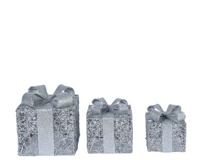 Geschenk Eisen silber 3pcs Weihnachten Decoris