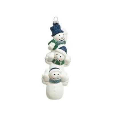 Weihnachtsaufhänger Schneemann glitter 14,9 cm Decoris