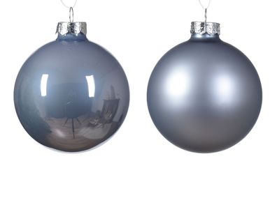 Weihnachtskugel glas d8 cm mblw ass 6pcs Weihnachten Decoris