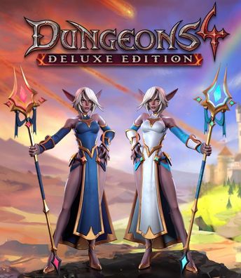 Dungeons 4 DeLuxe Edition (PC, 2023, Nur Steam Key Download Code) Keine DVD