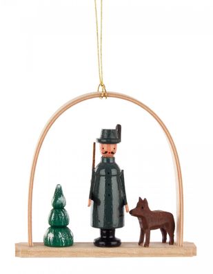 Baumbehang Jäger im Bogen H: 7cm NEU Christbaumbehang Baumschmuck Weihnachtsbaum