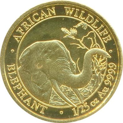 Somalia Republik 2018 - Elefant 50 Shillings 1/25 Oz