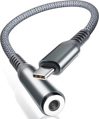 Basesailor USB C auf 3.5mm Klinke Adapter Typ C auf 3.5mm Buchse Audio Kopfhörer