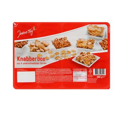 Knabberbox Brezel Fischli 8 Sorten von Jeden Tag 300g - 3 Varianten/ Stück