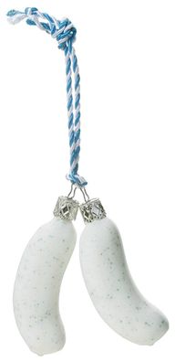 Christbaumschmuck Weißwurst 8cm