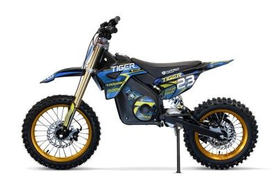 Elektromotorrad für Kinder, Nitro Motors Dirtbike Tiger 1500 Watt DLX 14 Lithium, Mot