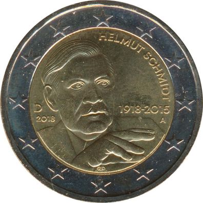 Deutschland 2 Euro 2018 - Helmut Schmidt ( A )*