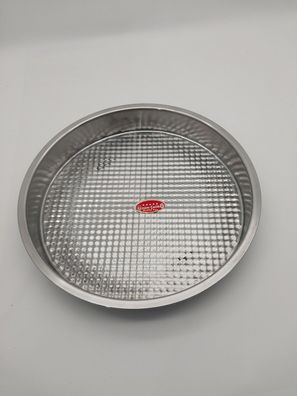 Backblech CigKöfte Tepsi Ø 39cm H 7cm Hackfleisch- PlatteAntibakteriellEdelstahl