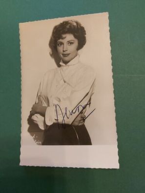 Anne Vernon, Fernsehen , Kino, Autogrammkarte