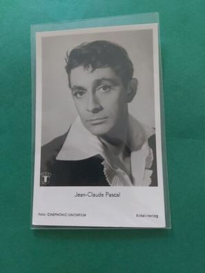 Jean Claude Pascal , Fernsehen , Autogrammkarte , Postkarte