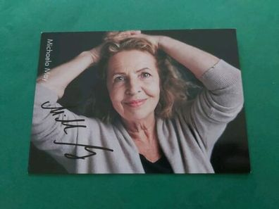 Michaela May , Fernsehen , Autogrammkarte