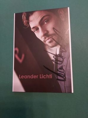 Leander Lichti , Fernsehen , Autogrammkarte