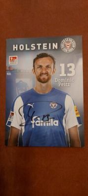 Holstein Kiel , Dominic Peitz , Autogrammkarte , Fussball