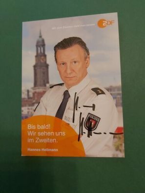 Hannes Hellmann , Fernsehen , Notruf Hafenkante , Autogrammkarte