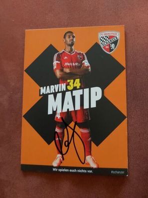 FC Ingolstadt , Marvin Matip , Autogrammkarte , Fussball