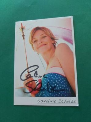 Caroline Scholze , Fernsehen , Autogrammkarte