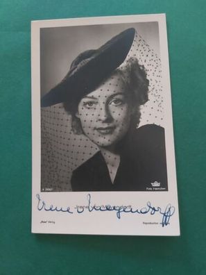 Irene von Meyendorff , Fernsehen , Kino, Autogrammkarte