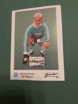 SV Meppen , N. Brinker , Autogrammkarte, Fussball