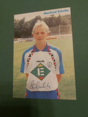 SV Meppen , M. Schulte , Autogrammkarte, Fussball