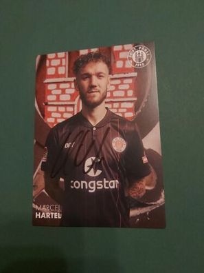 FC St. Pauli , M. Hartel , Autogrammkarte, Fussball