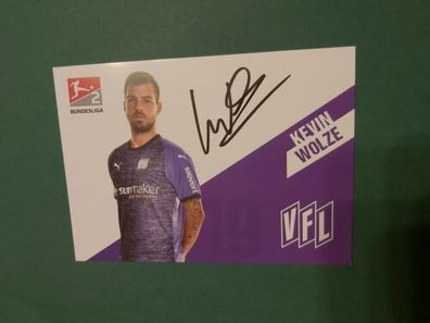 VfL Osnabrück , K. Wolze ,19/20, Autogrammkarte, Fussball