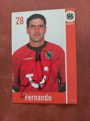 Hannover 96 , Fernando , Autogrammkarte , Fussball