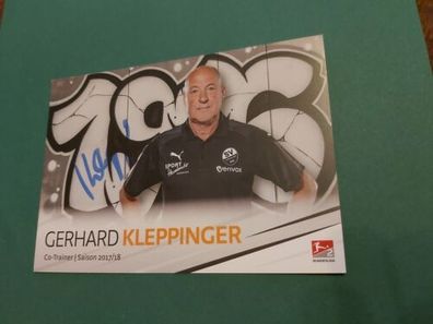 SV Sandhausen , G. Kleppinger ,17/18 , Autogrammkarte, Fussball