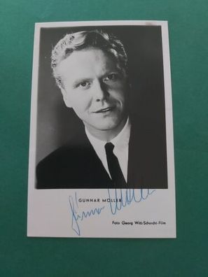 Gunnar Möller , Fernsehen , Autogrammkarte