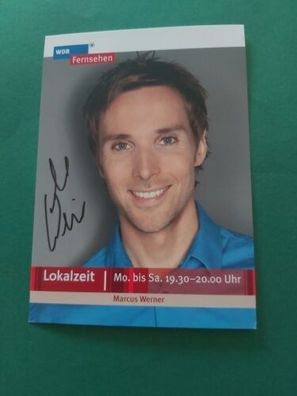 Marcus Werner , Fernsehen , Autogrammkarte , WDR