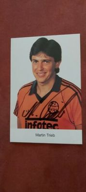 Eintr. Frankfurt , Martin Trieb , Autogrammkarte , Fussball