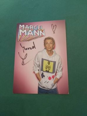 Marcel Mann , Fernsehen , Autogrammkarte